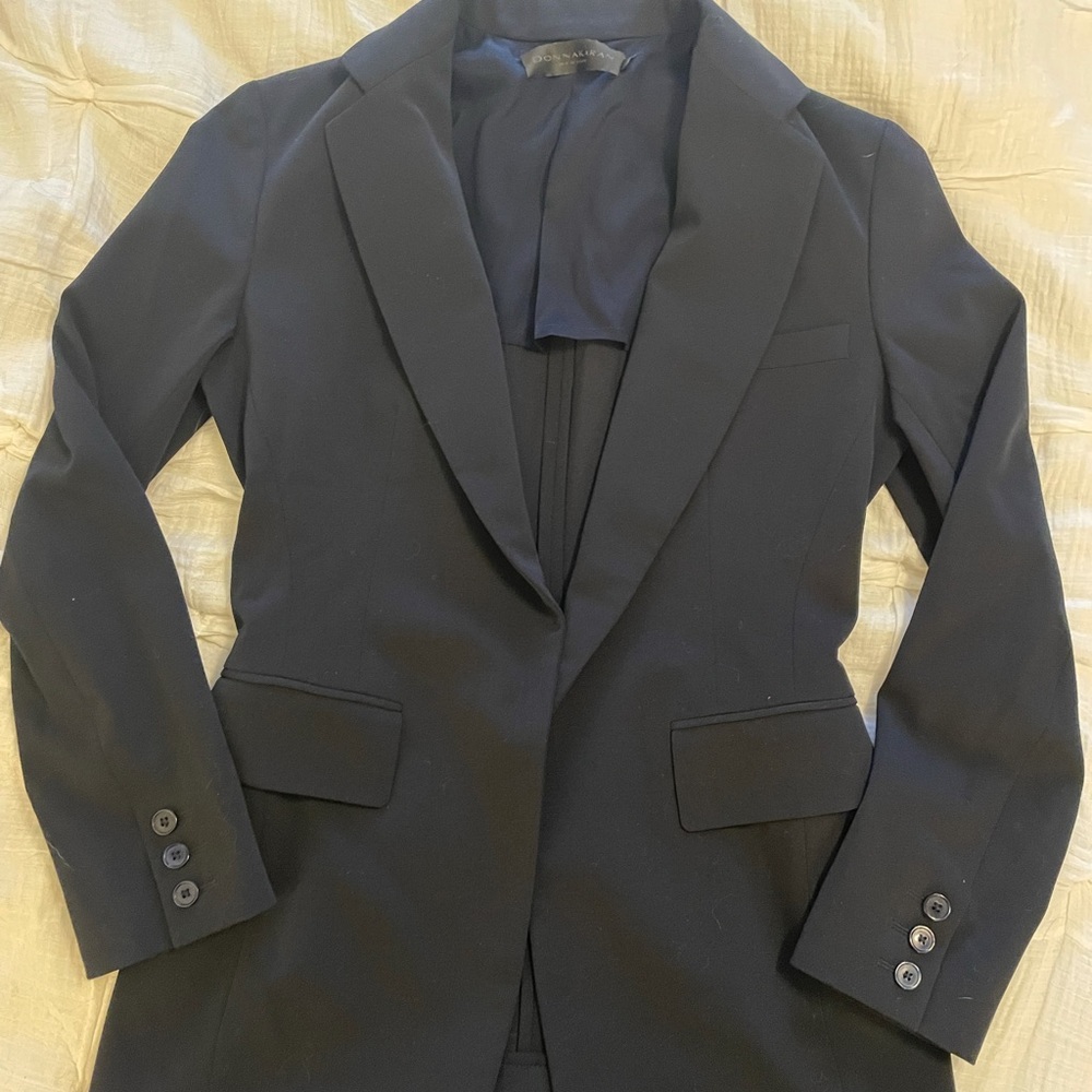 Donna Karan Black Label Classic Navy Blazer